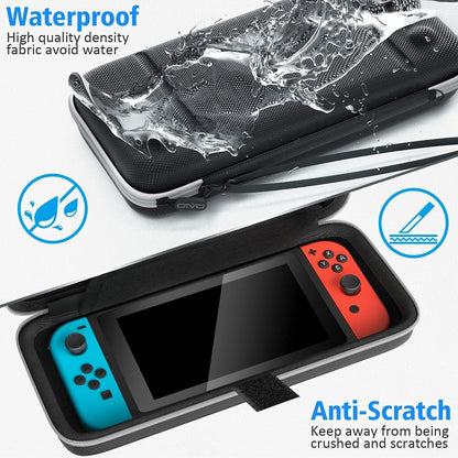 OIVO Switch OLED Case for Nintendo Switch OLED Accessories, Switch Carrying Case with Stand