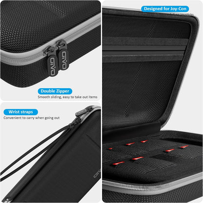 OIVO Switch OLED Case for Nintendo Switch OLED Accessories, Switch Carrying Case with Stand