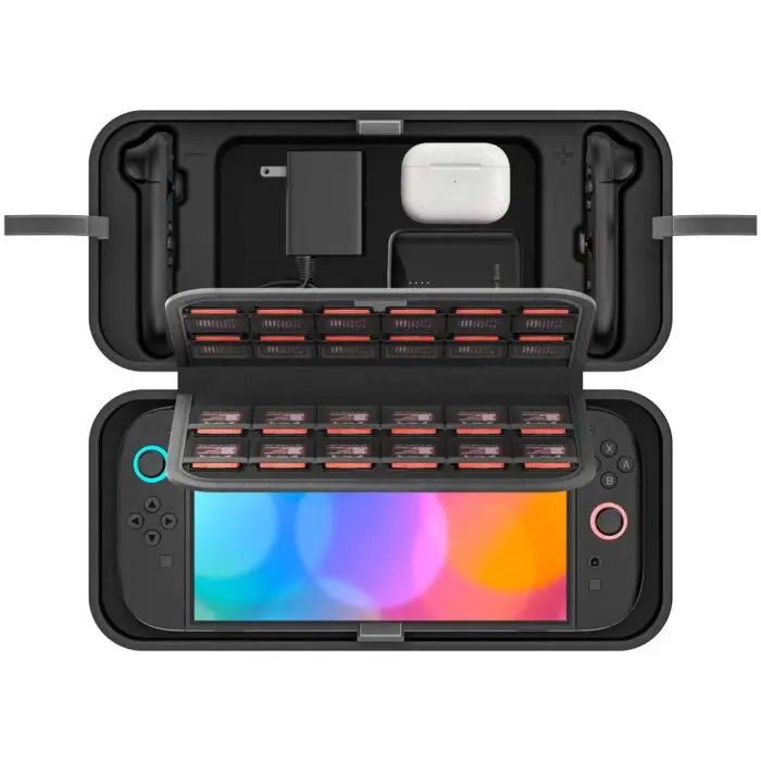 Carrying Case Compatible with Nintendo Switch 2 (2025),Portable Travel Case for Switch 2 Console and Accessories, Black