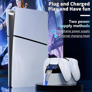 HONCAM PS5 Charging Station with LED Indicator for Playstation Dualsense Controller & Edge Controller